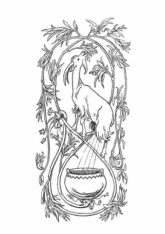 Desenho de Cabras para colorir e imprimir: número 43