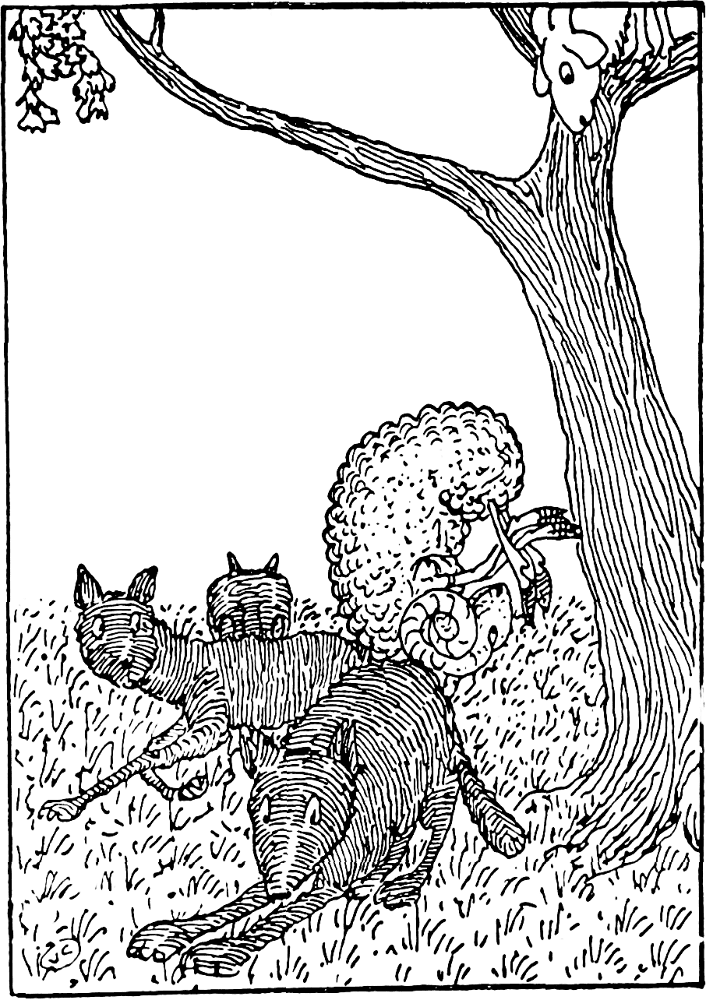 Desenho de Cabras para colorir