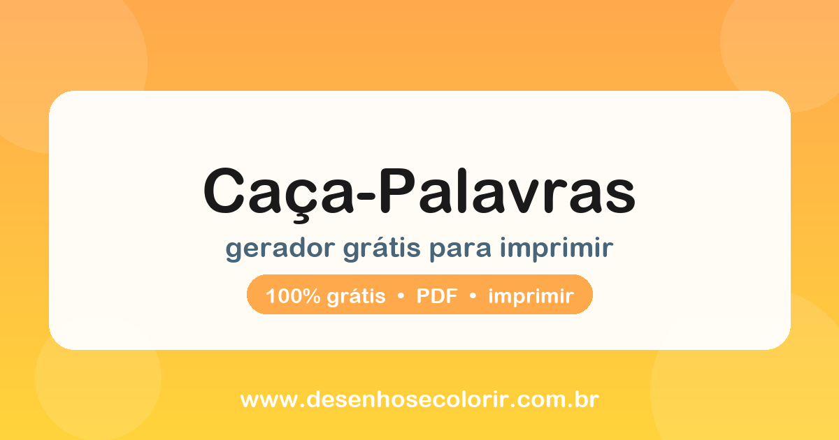 Desenho de Caca Palavras para colorir e imprimir: número 1