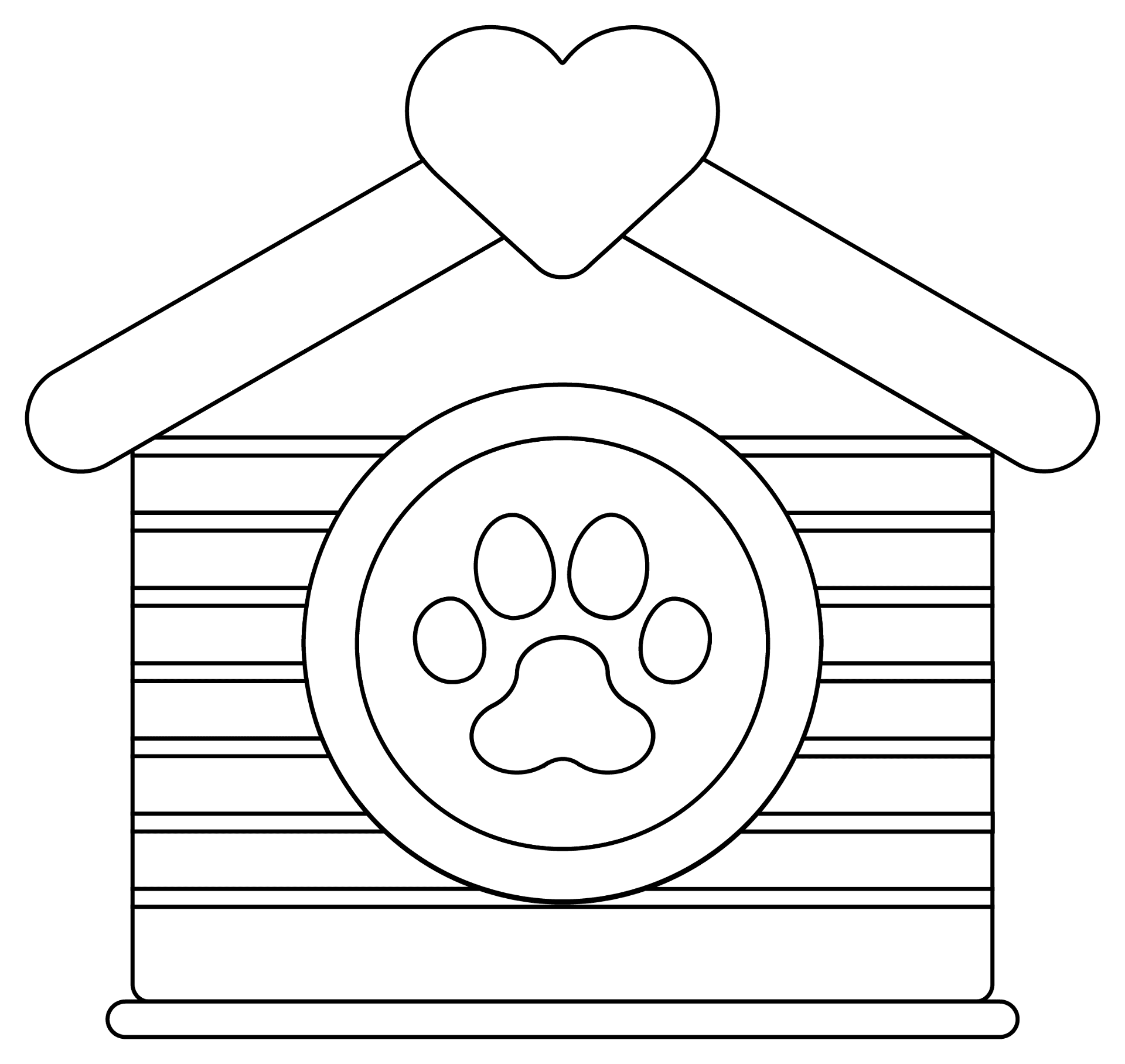 Desenho de Cachorros para colorir e imprimir: número 21