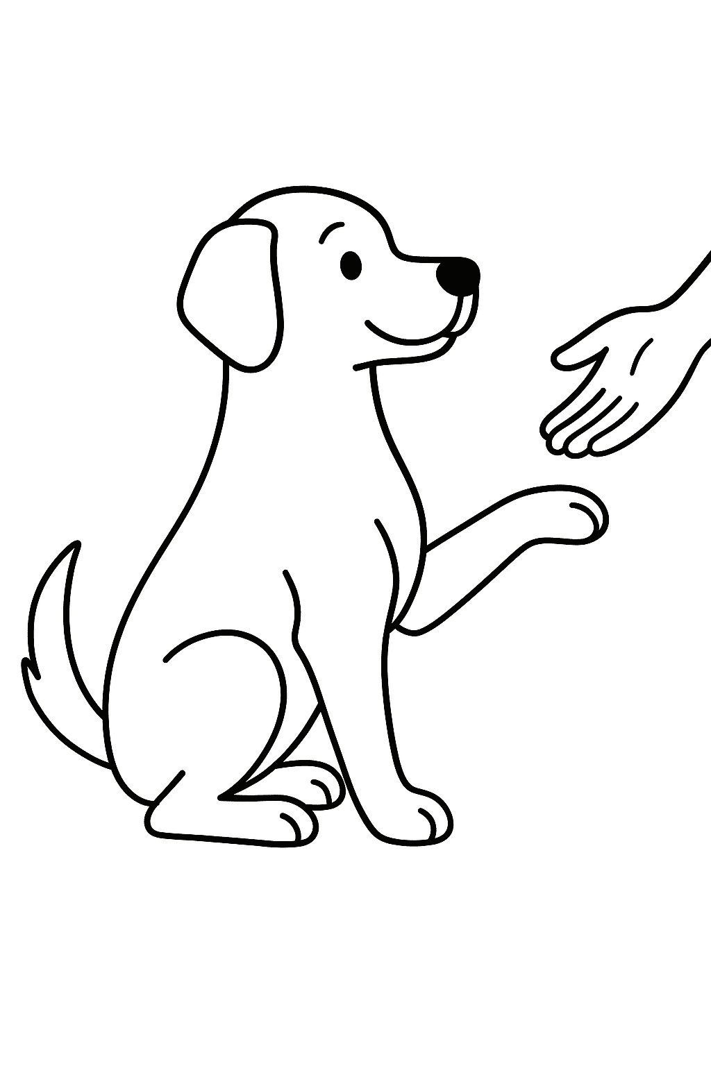 Desenho de Cachorros para colorir e imprimir: número 46