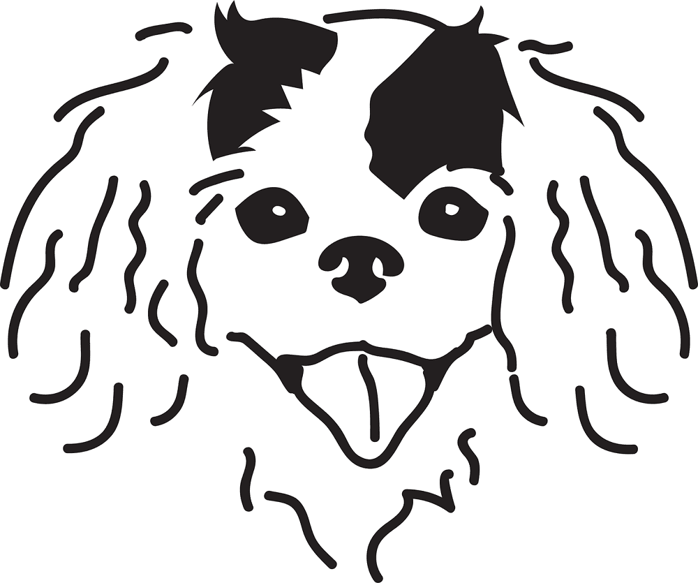 Desenho de Cachorros para colorir