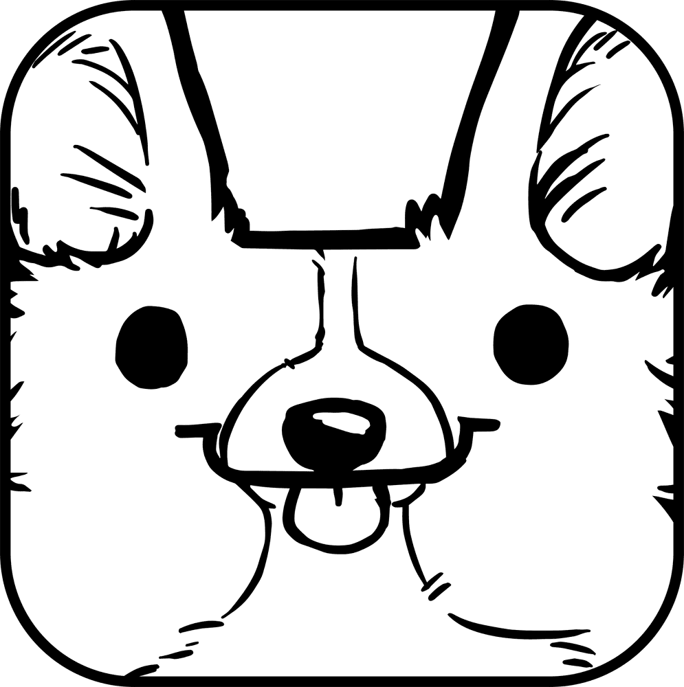 Desenho de Cachorros para colorir