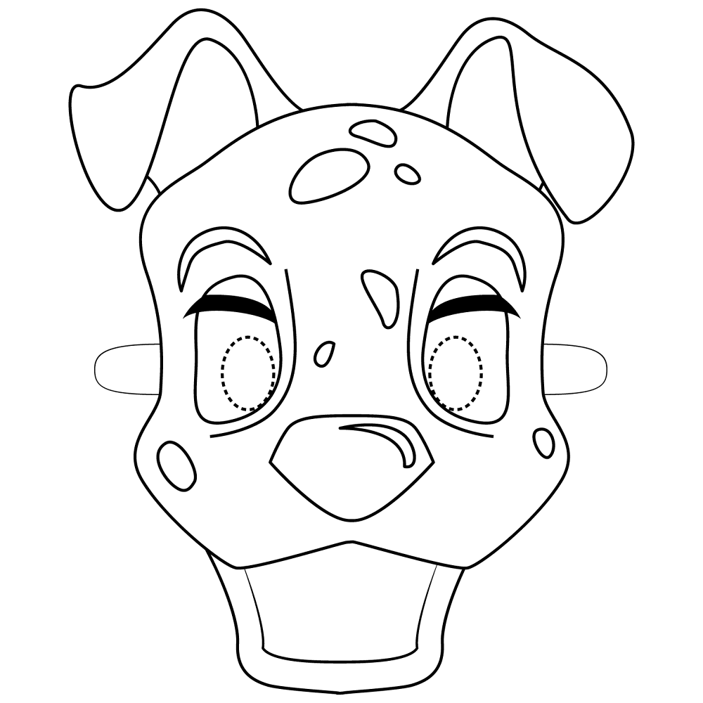 Desenho de Cachorros para colorir