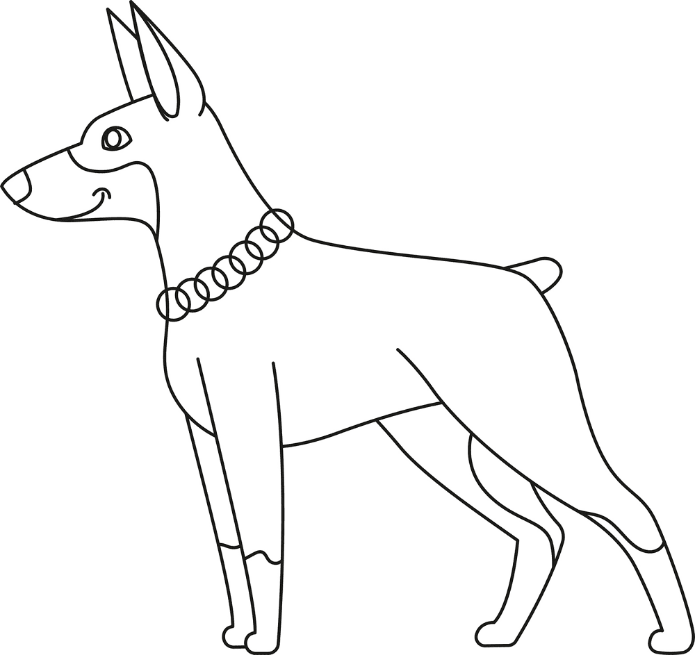 Desenho de Cachorros para colorir