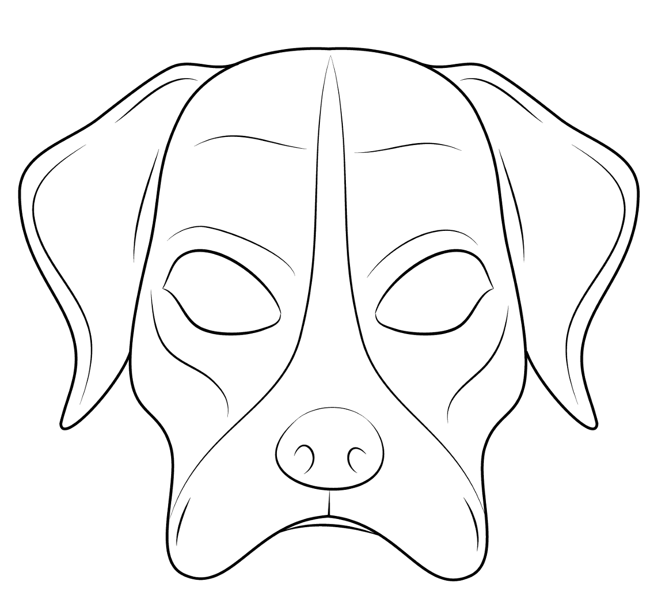 Desenho de Cachorros para colorir