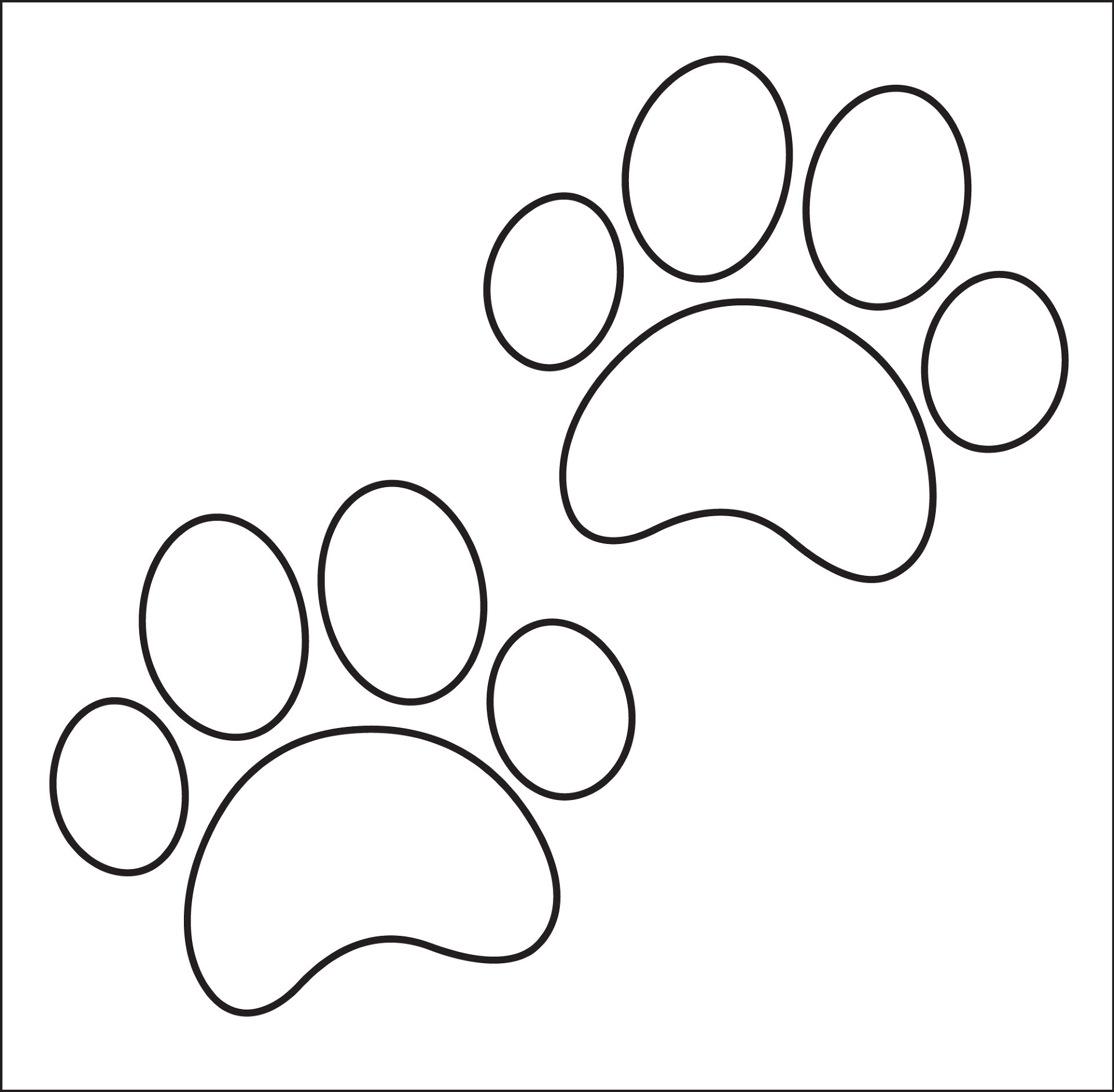 Desenho de Cachorros para colorir