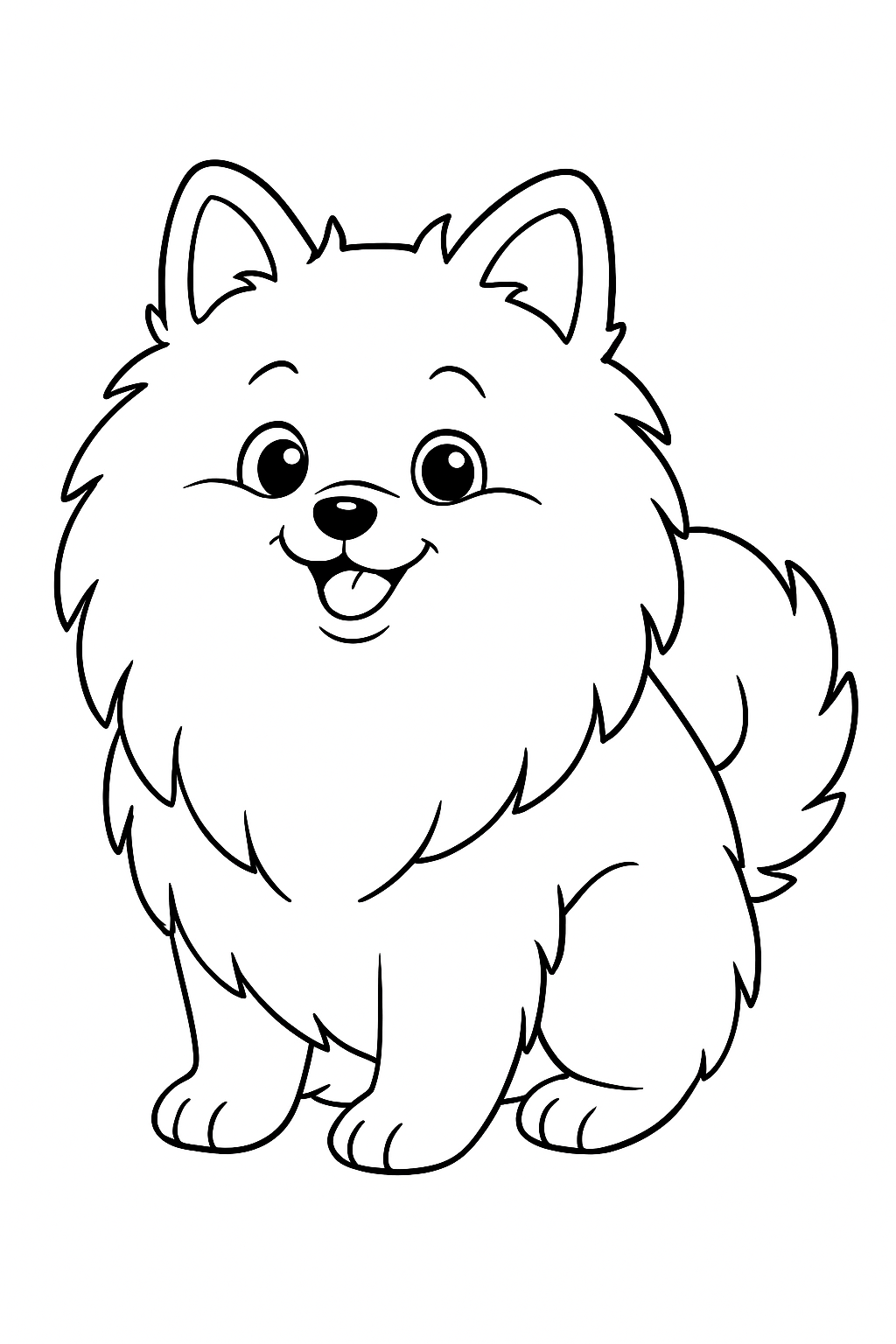Desenho de Cachorros para colorir