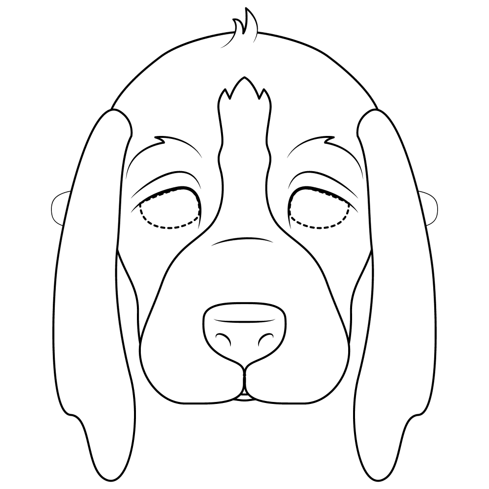 Desenho de Cachorros para colorir