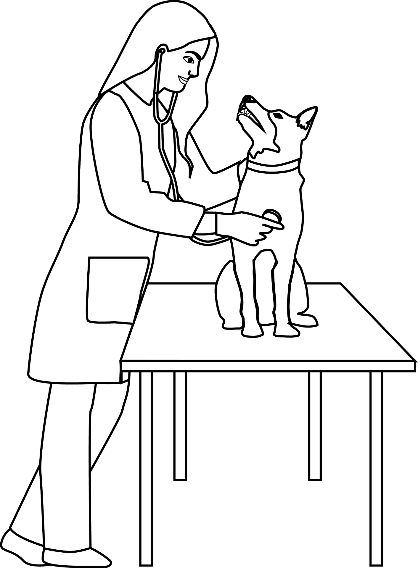 Desenho de Cachorros para colorir