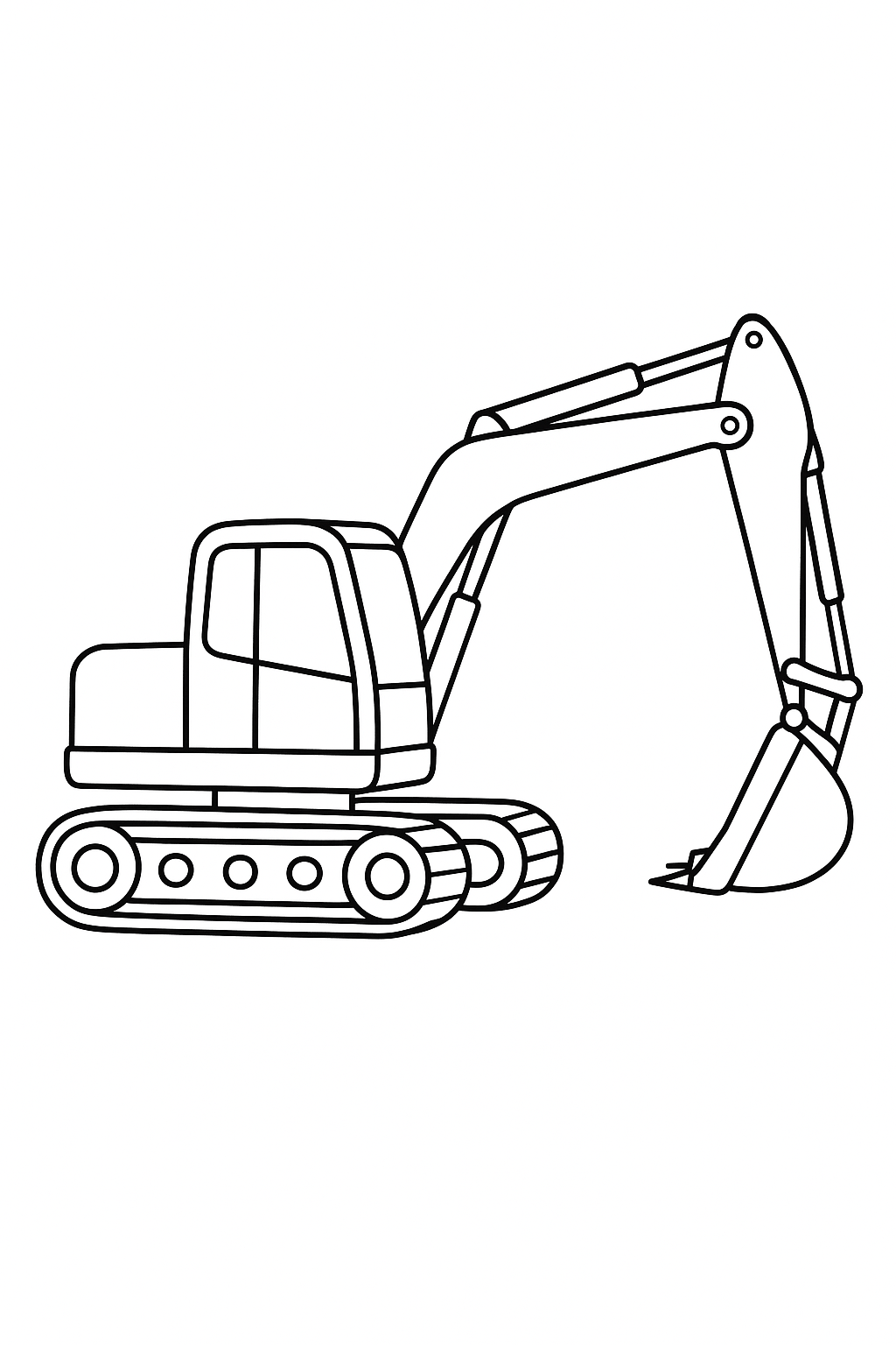 Desenho de Caminhoes para colorir e imprimir: número 6