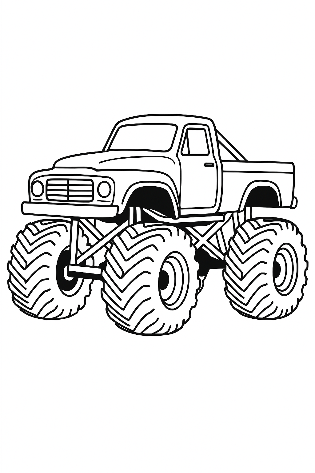 Desenho de Caminhoes para colorir e imprimir: número 19