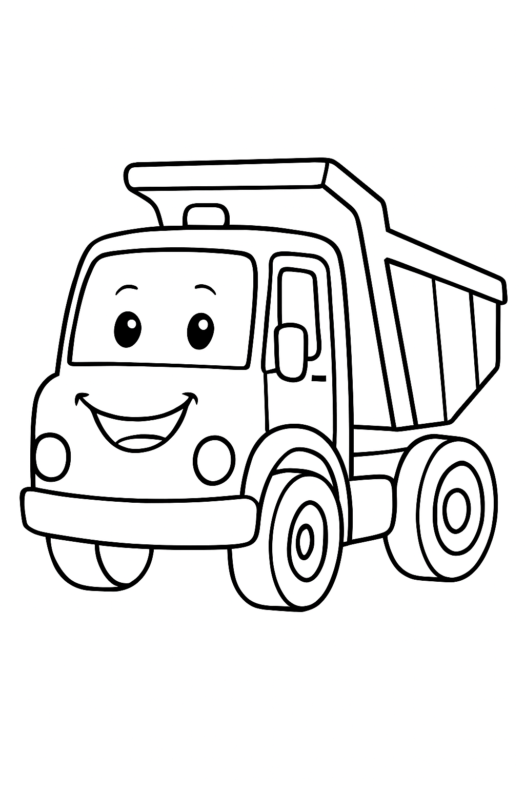 Desenho de Caminhoes para colorir e imprimir: número 28