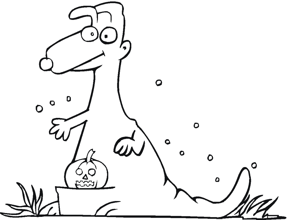 Desenho de Cangurus para colorir