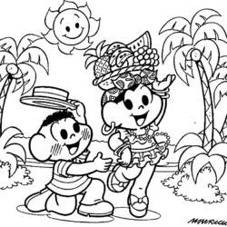 Desenho de Carnaval para colorir e imprimir: número 23