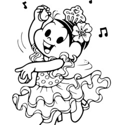 Desenho de Carnaval para colorir e imprimir: número 26