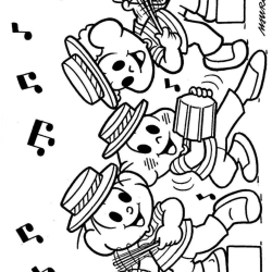 Desenho de Carnaval para colorir e imprimir: número 30