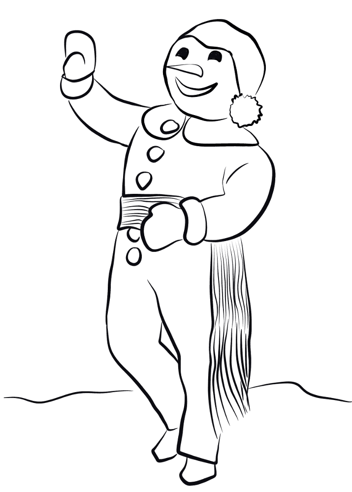 Desenho de Carnaval para colorir