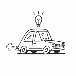 Desenho de Carros para colorir e imprimir: número 11