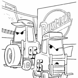 Desenho de Carros para colorir e imprimir: número 21