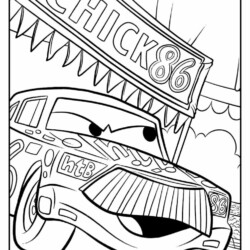 Desenho de Carros para colorir e imprimir: número 22