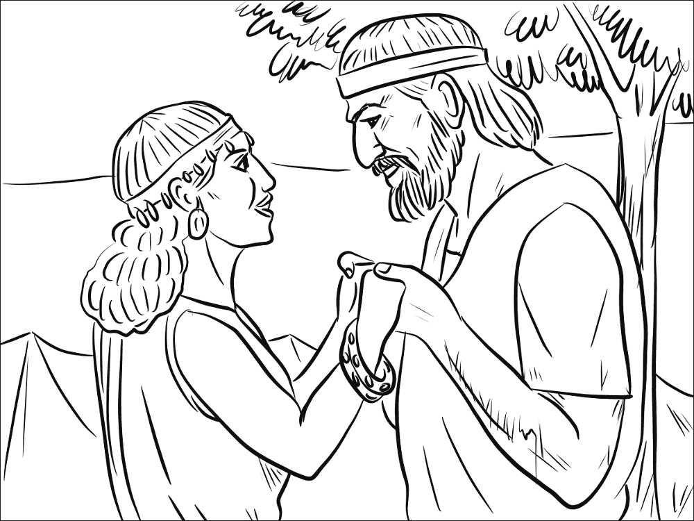 Desenho de Casamento para colorir e imprimir: número 1
