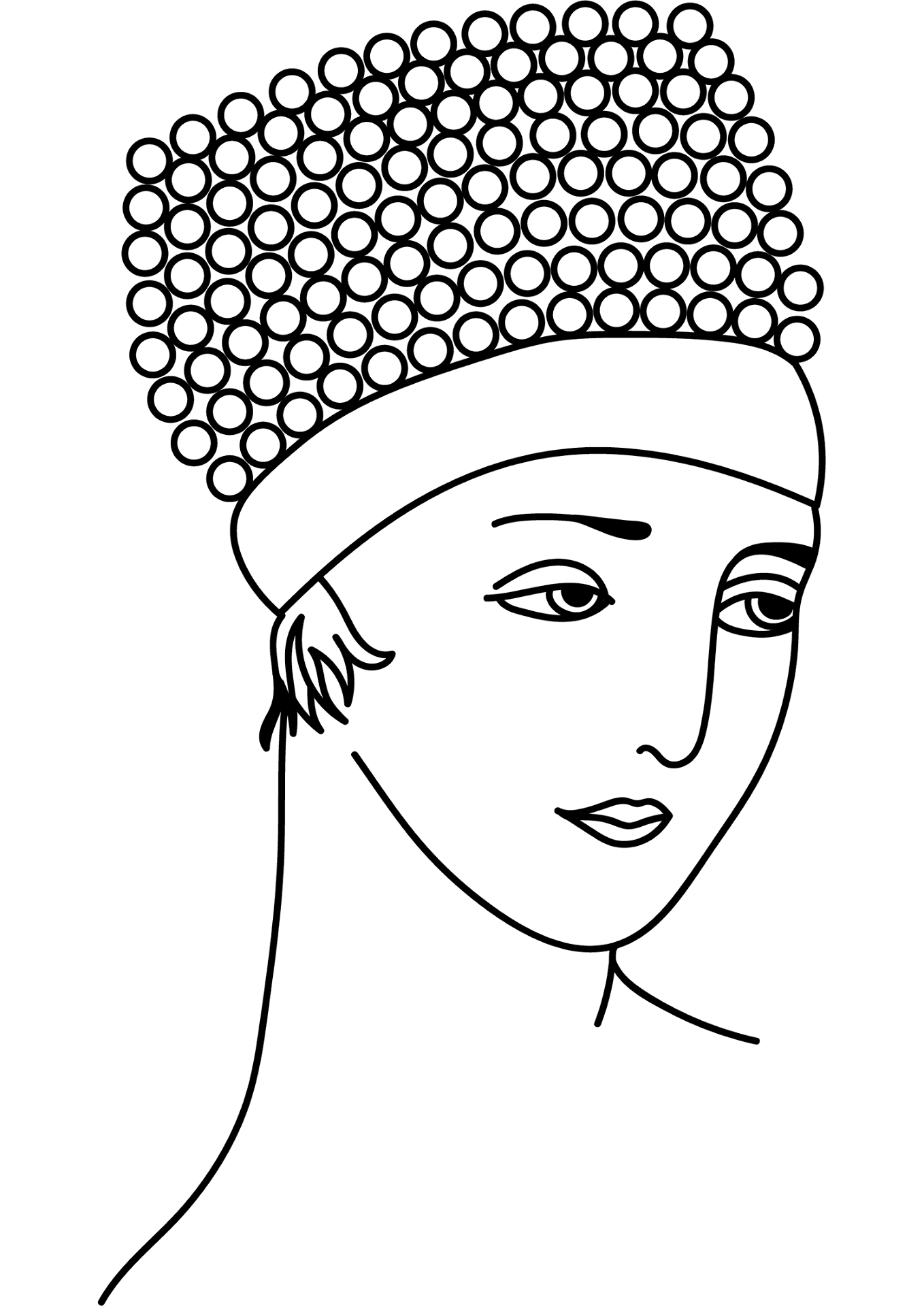 Desenho de Casamento para colorir e imprimir: número 3