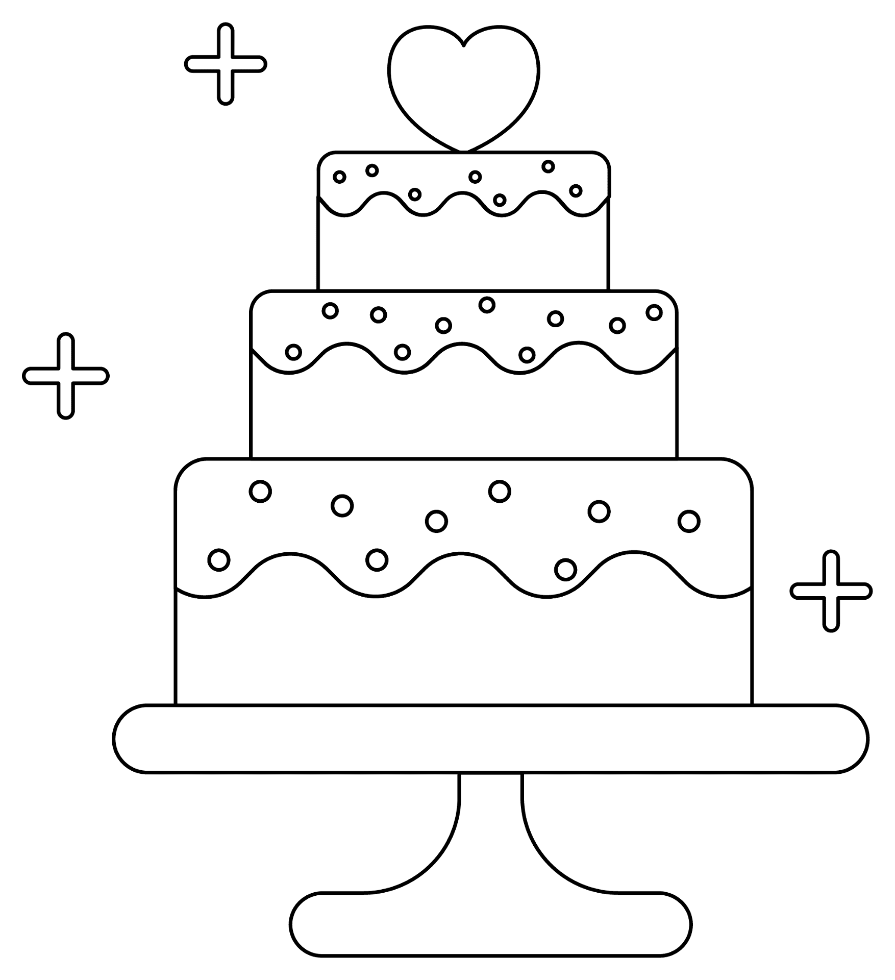 Desenho de Casamento para colorir e imprimir: número 13