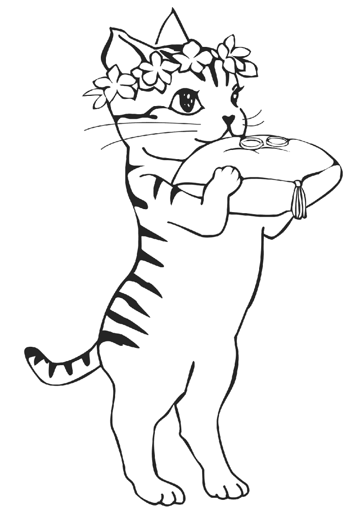 Desenho de Casamento para colorir