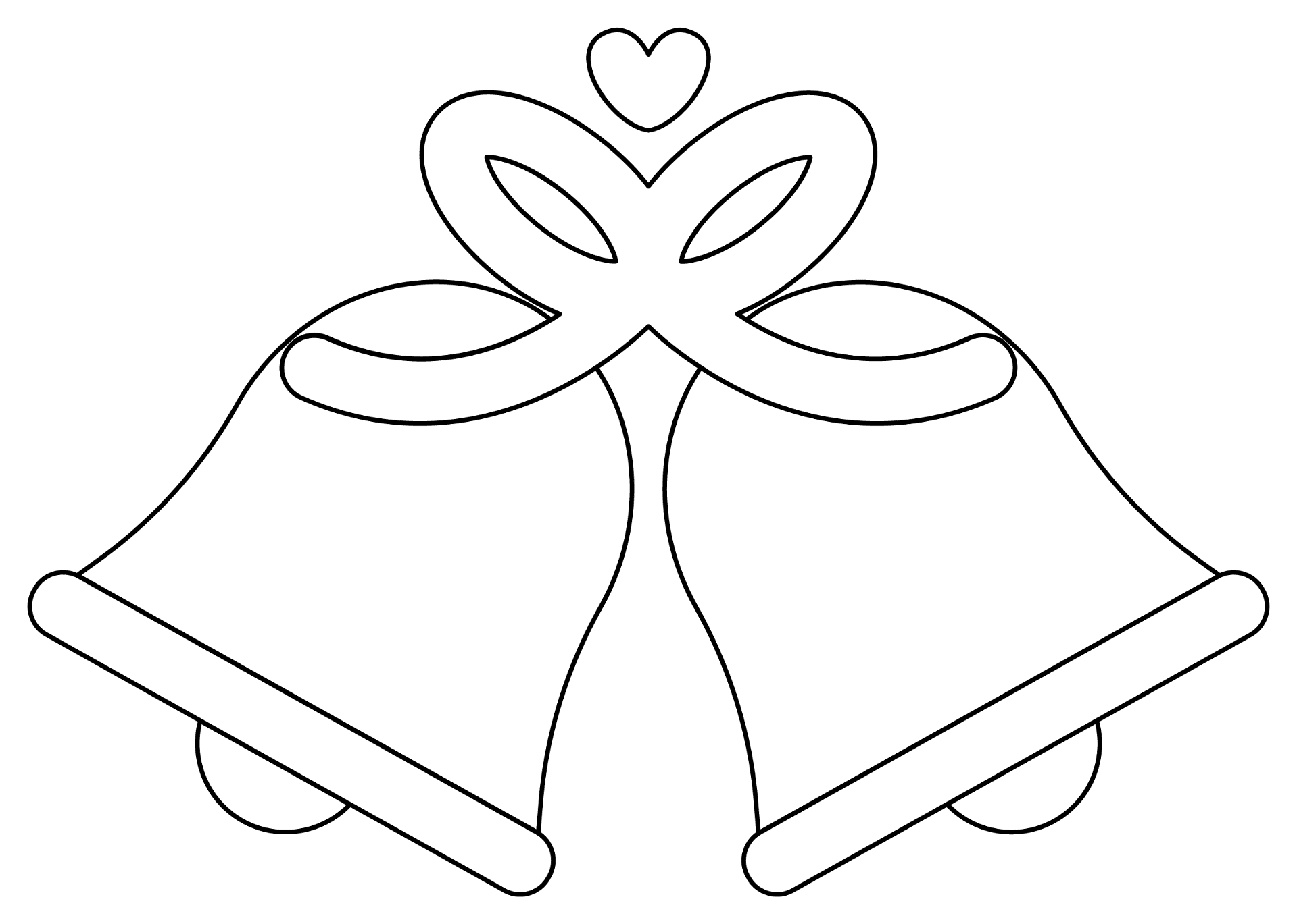 Desenho de Casamento para colorir