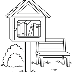 Desenho de Casas para colorir e imprimir: número 9