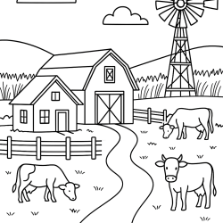 Desenho de Casas para colorir e imprimir: número 13
