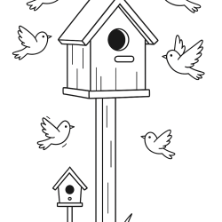 Desenho de Casas para colorir e imprimir: número 14