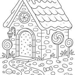 Desenho de Casas para colorir e imprimir: número 15