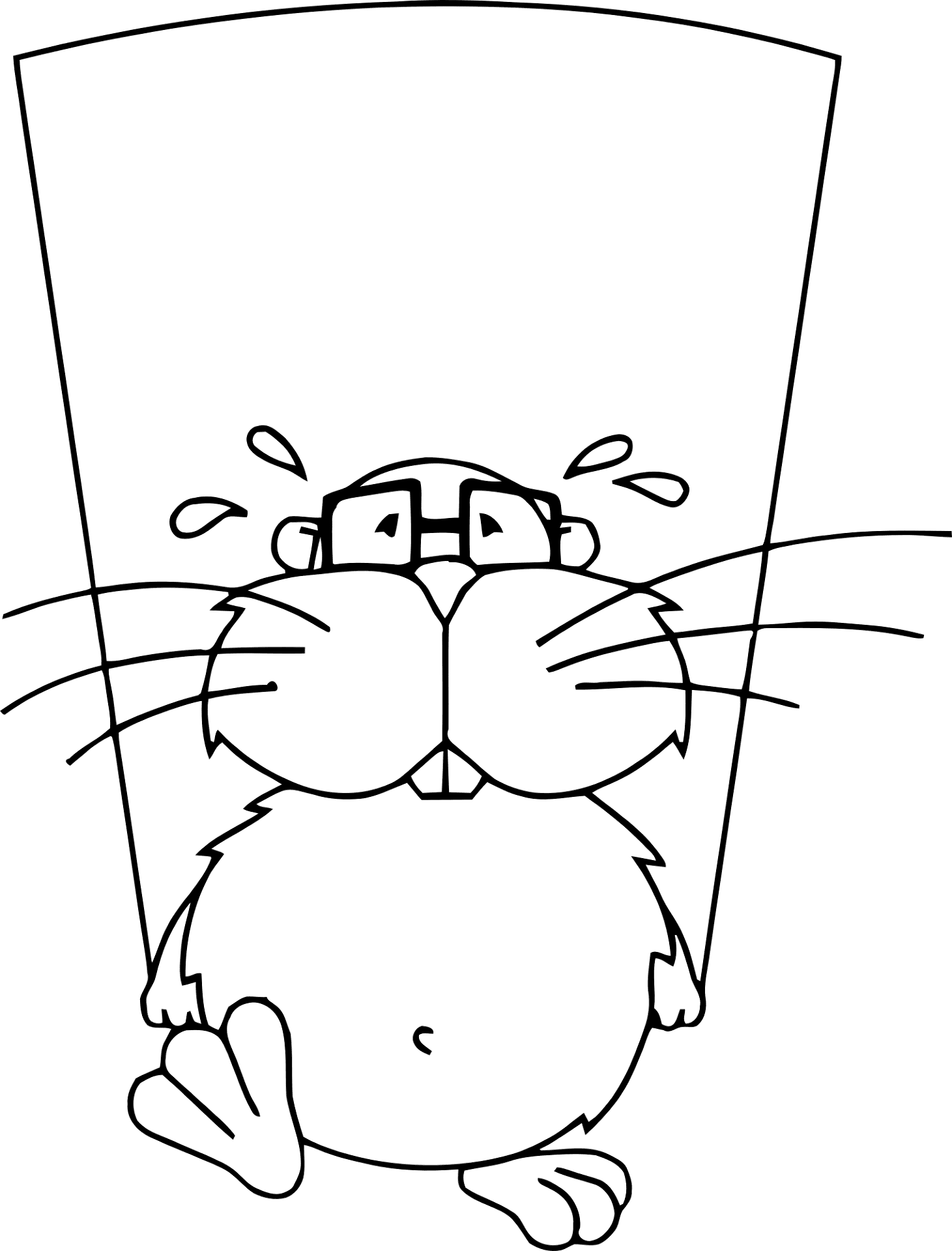 Desenho de Castores para colorir e imprimir: número 42