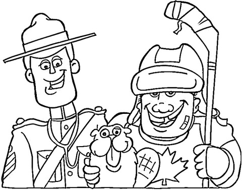 Desenho de Castores para colorir
