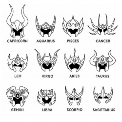 Desenho de Cavaleiros do Zodiaco para colorir e imprimir: número 16