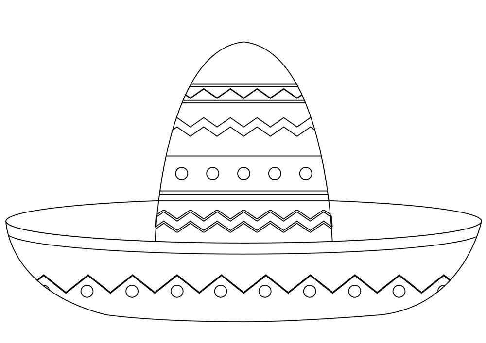 Desenho de Celebração para colorir e imprimir: número 7