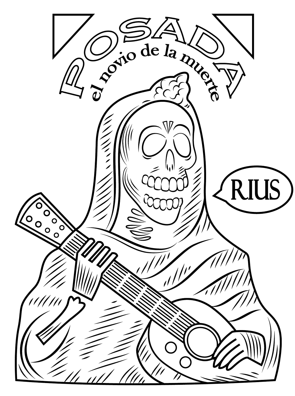Desenho de Celebração para colorir e imprimir: número 31