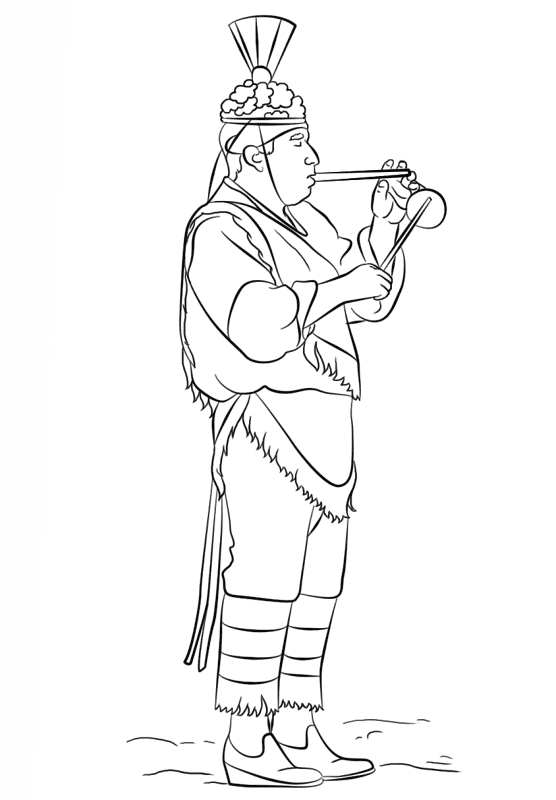 Desenho de Celebração para colorir