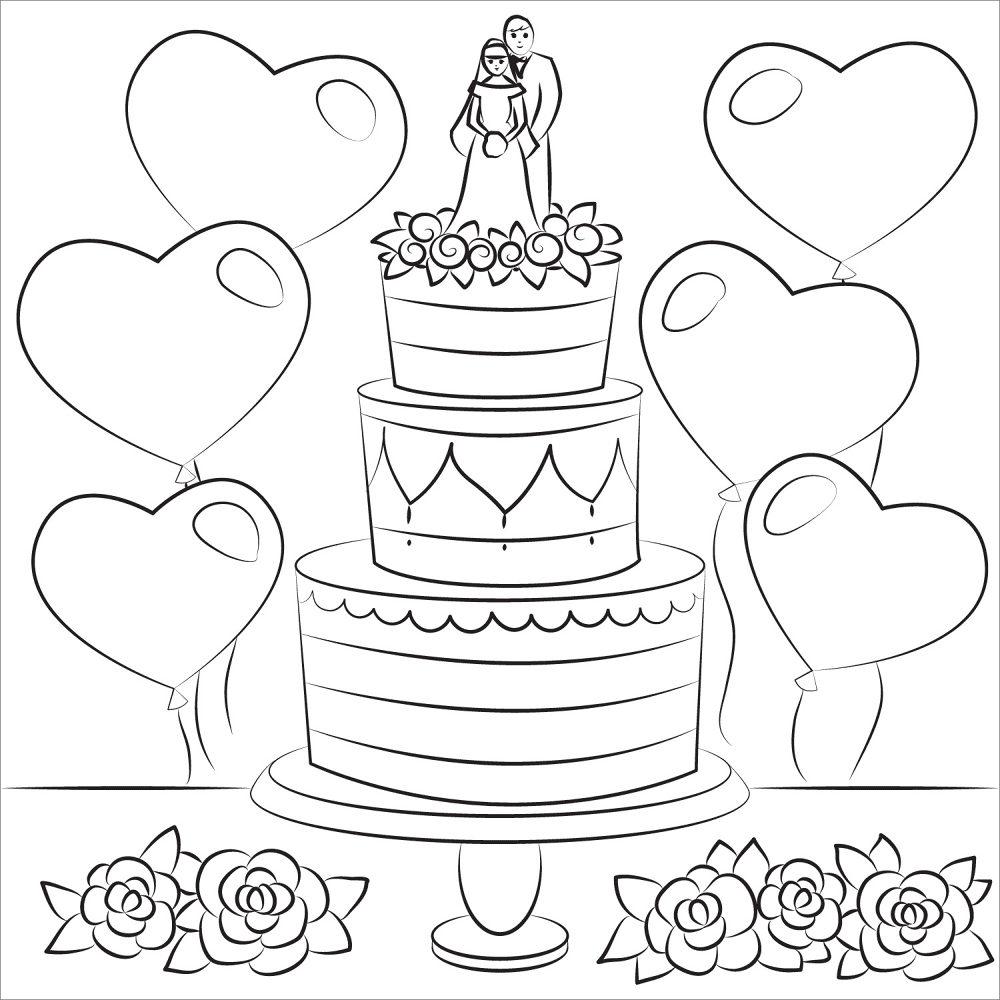 Desenho de Celebração para colorir
