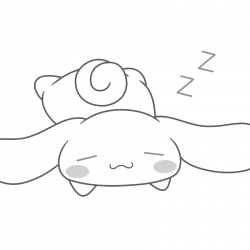 Desenho de Cinnamoroll para colorir e imprimir: número 10