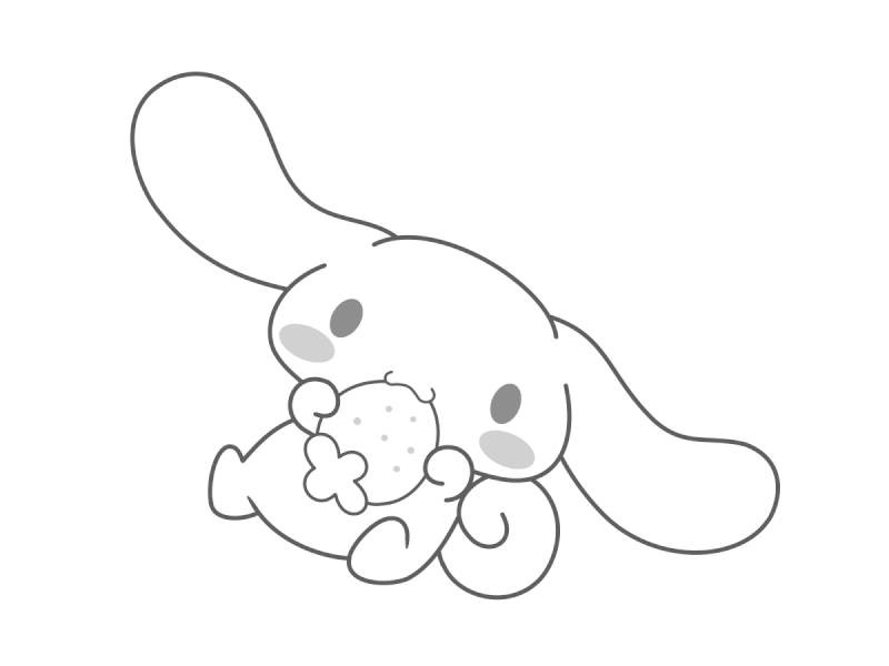 Desenho de Cinnamoroll para colorir e imprimir: número 14