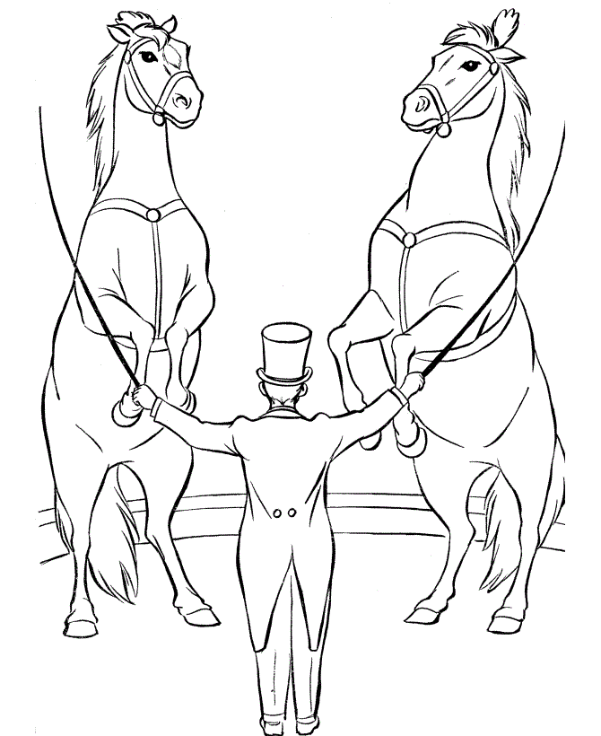 Desenho de Circo para colorir e imprimir: número 8