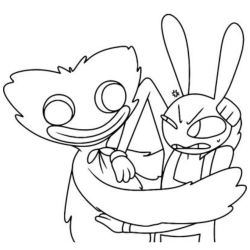 Desenho de Circo Digital para colorir e imprimir: número 4