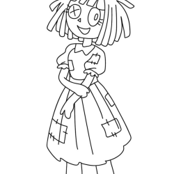 Desenho de Circo Digital para colorir e imprimir: número 9