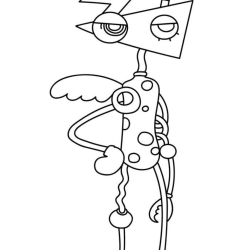 Desenho de Circo Digital para colorir e imprimir: número 20
