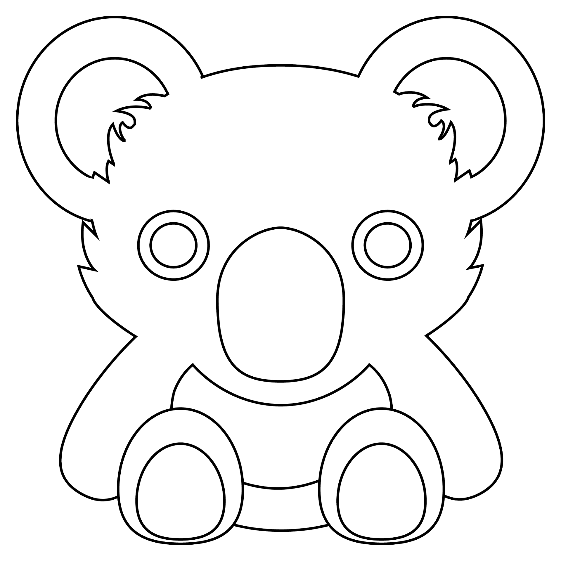 Desenho de Coalas para colorir e imprimir: número 17