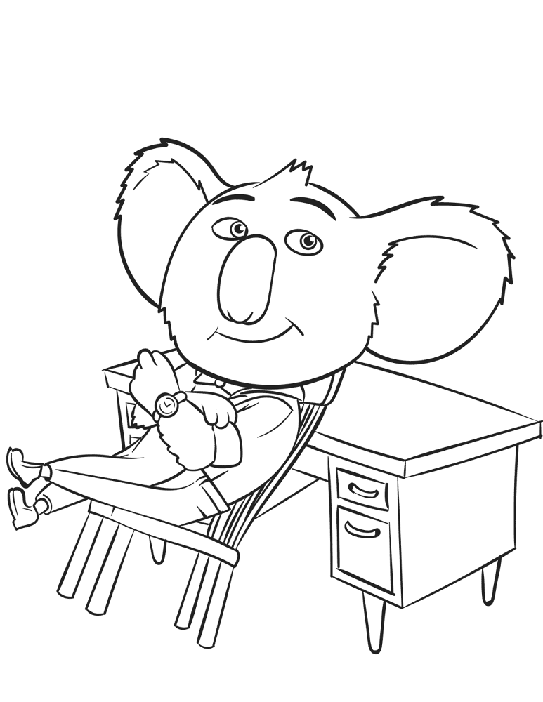 Desenho de Coalas para colorir e imprimir: número 23