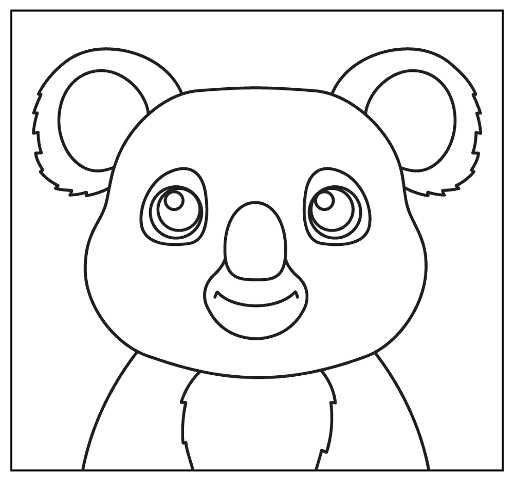 Desenho de Coalas para colorir e imprimir: número 25